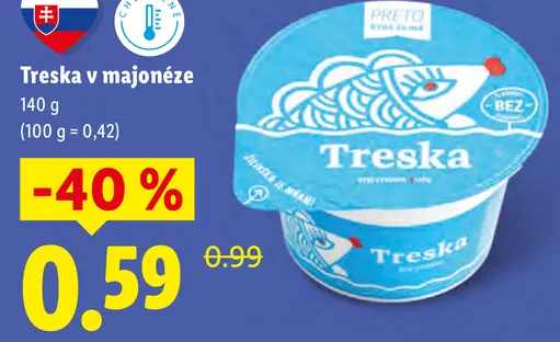 Treska v majonéze