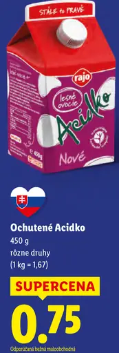 Rajo tvaroh ochutený
