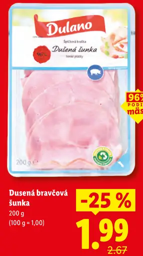 Dulano Dusená šunka