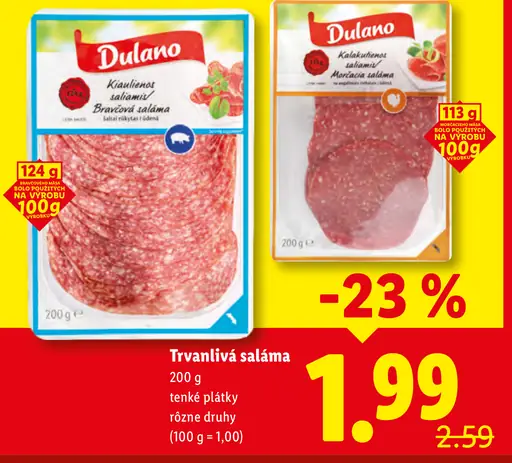 Dulano Delikatesná saláma