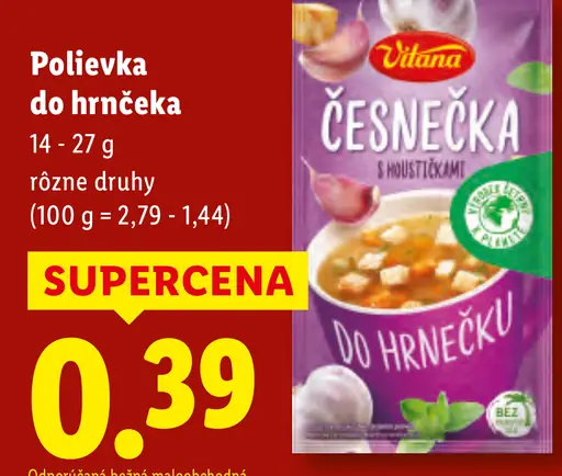Vitana polievka do hrnčeka