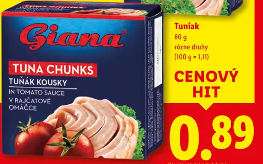 Giana Tuniak plechovka