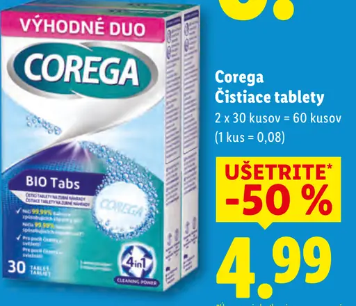 Corega Čistiace tablety