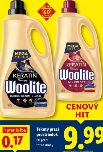 Woolite tekutý prací prostriedok