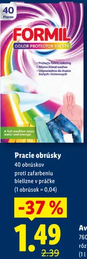 Formil pracie obrúsky