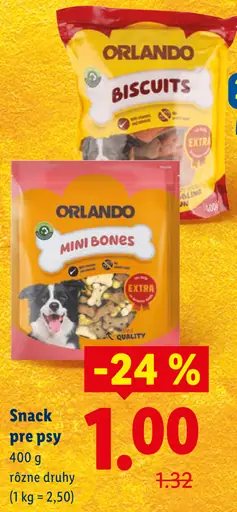 Orlando Mini Bones Snack pre psy