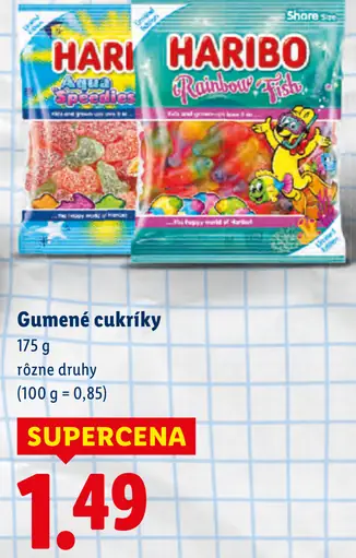 Haribo Gumové cukríky