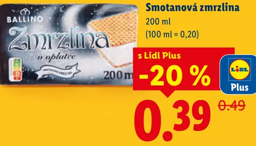Ballino Smotanová zmrzlina
