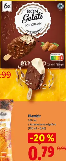 Bon Gelati Nanuky s polevou