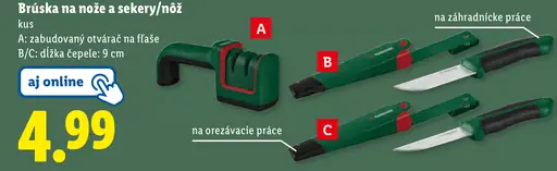Brúska na nože a sekery/nôž