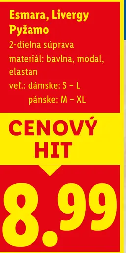 Esmara LIVERGY Pyžamo
