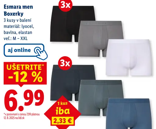Esmara men Boxerky