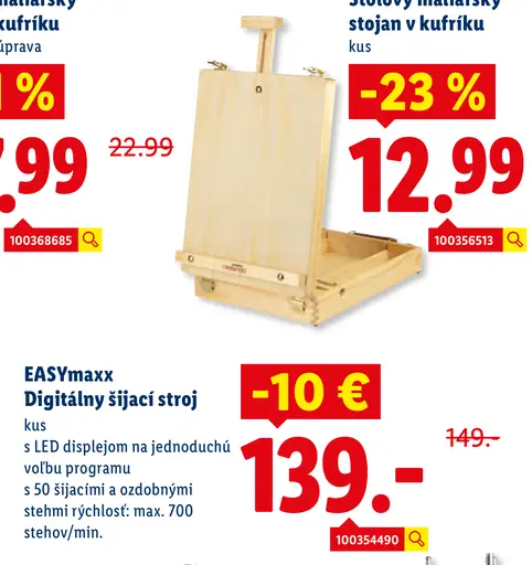 EASYmaxx Digitálny šijací stroj