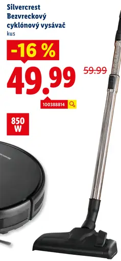 Silvercrest Bezvreckový cyklónový vysávač