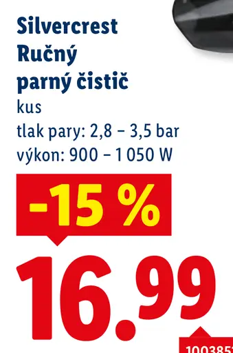 SilverCrest Ručný parný čistič