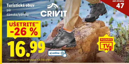 Crivit Turistická obuv