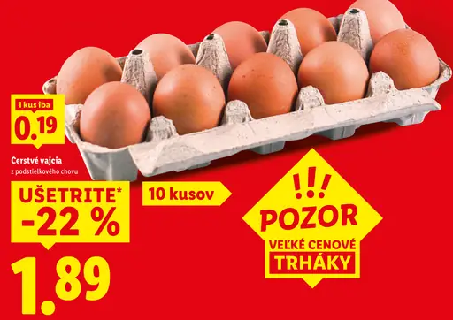 Čerstvé vajcia