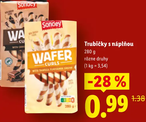 Sondey Trubičky s náplňou