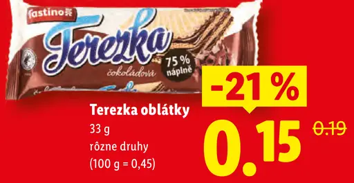 Fastino Terezka oblátky