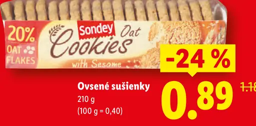 Sondey Ovsené sušienky
