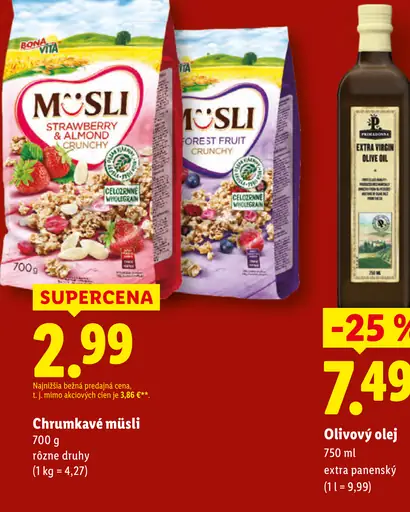 Chrumkavé müsli