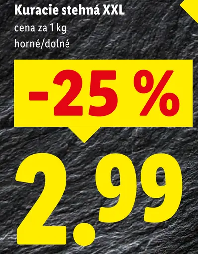 Mäsiarova Kuracie stehná XXL