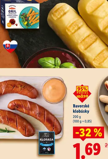 Grill Fun Bavorské klobásky