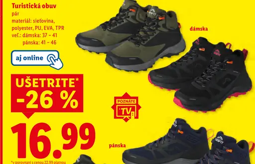 Crivit Turistická obuv