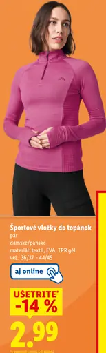 Crivit Športové vložky do topánok