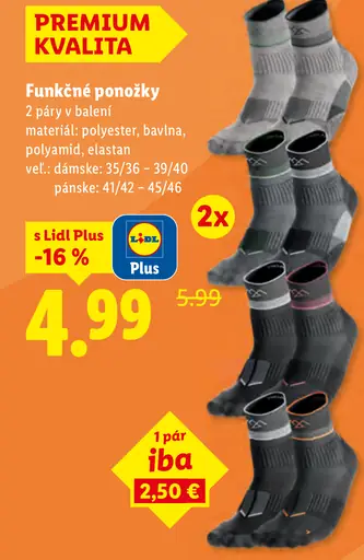Crivit funkčné ponožky