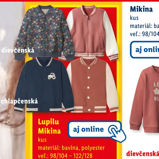Lupilu mikina