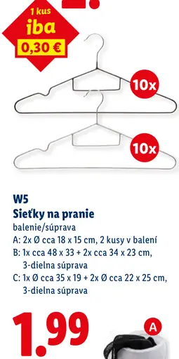 W5 Sieťky na pranie