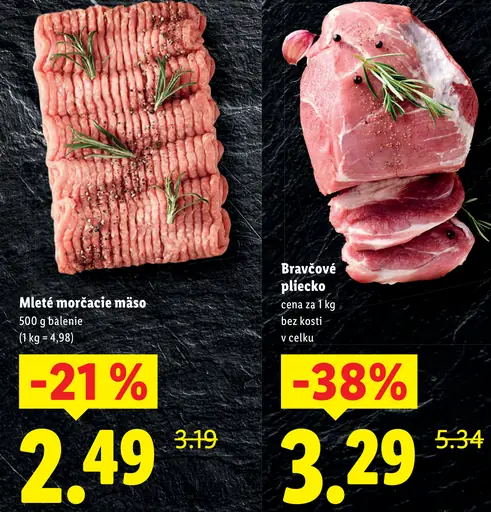 Mleté morčacie mäso