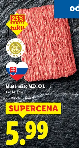 Mleté mäso mix XXL