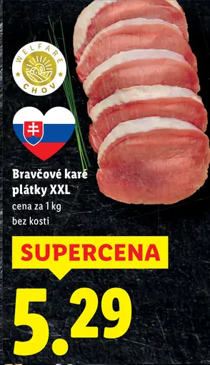 Bravčové karé plátky XXL