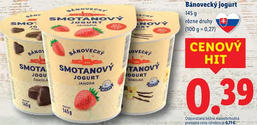 Bánovecký smotanový jogurt
