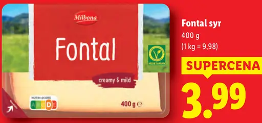 Milbona Fontal syr