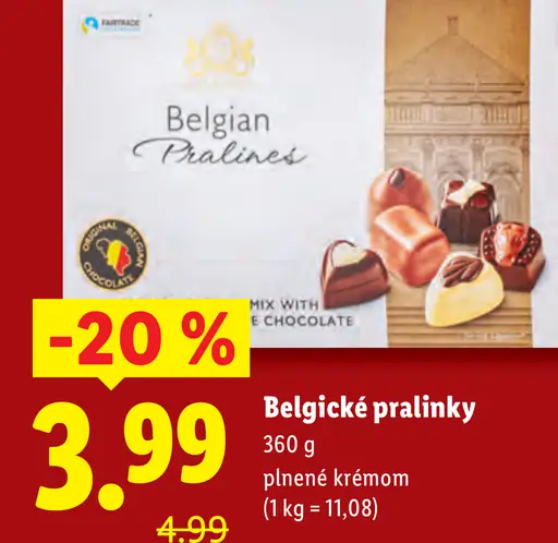 Belgické pralinky