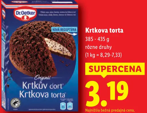 Dr. Oetker Krtkova torta