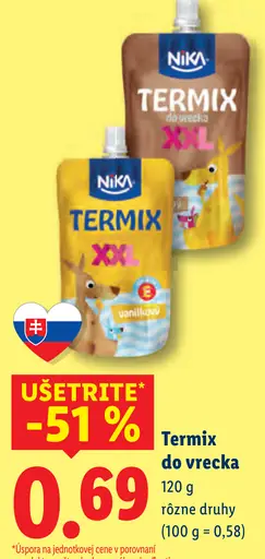 Nika termix do vrecka