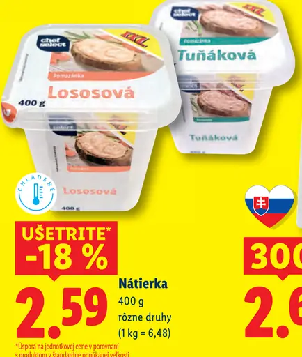 Chef Select Nátierka Lososová Tuňáková