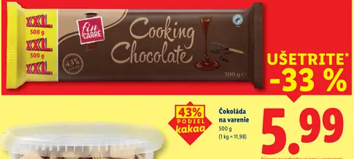 Fin Carre Cooking Chocolate
