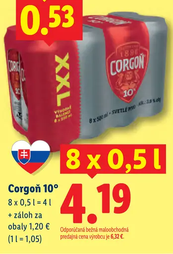 Corgoň plechovka