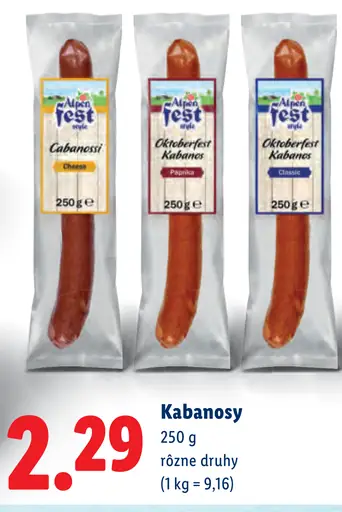 Alpenfest Kabanosy