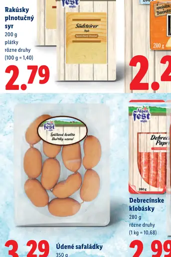 Rakúsky plnotučný syr