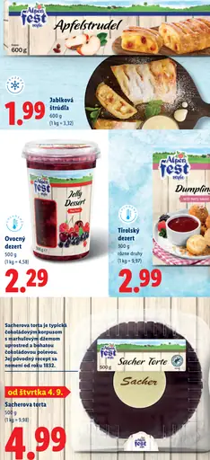 Alpen Fest Jablková štrúdľa