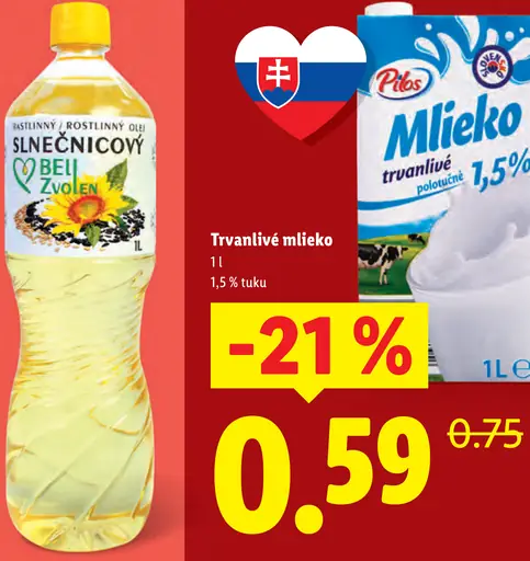 Beli Zvolen Slnečnicový olej
