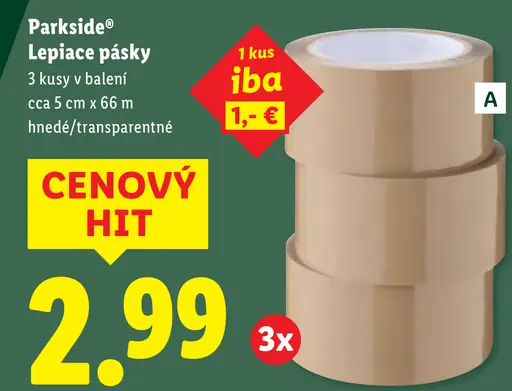 Parkside lepiace pásky