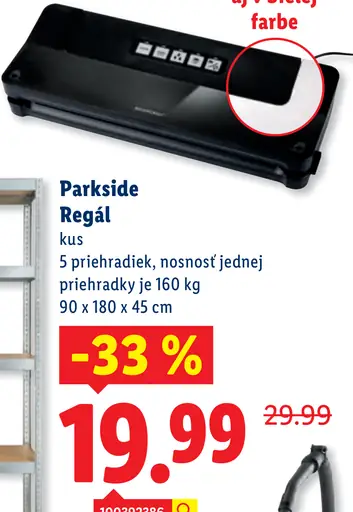 Parkside Regál