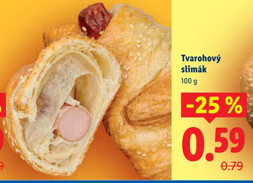 Croissant s párkom